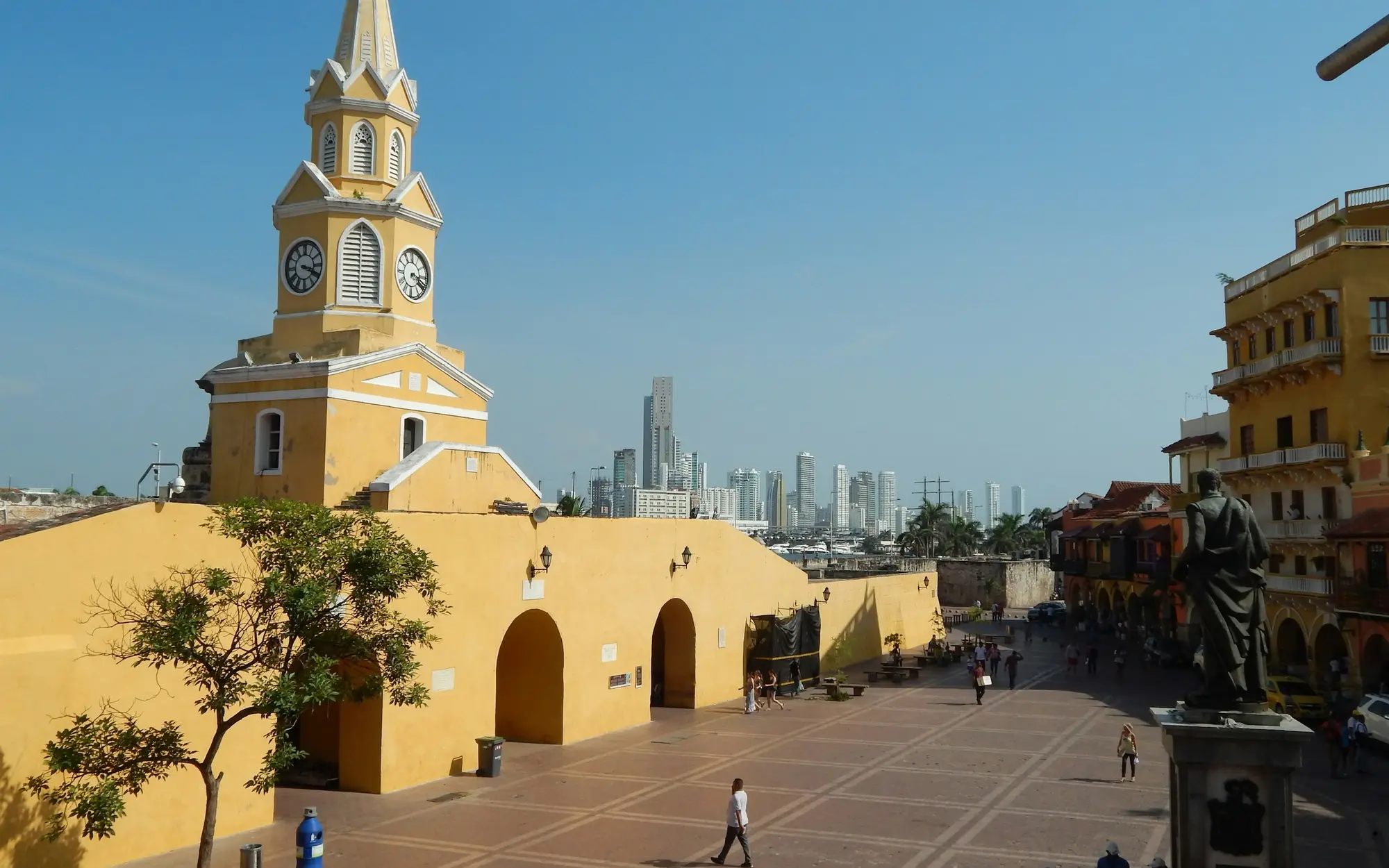 The Clock Tower gate of the walled city